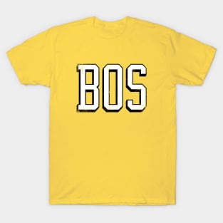 BOSton retro - Gold/White T-Shirt